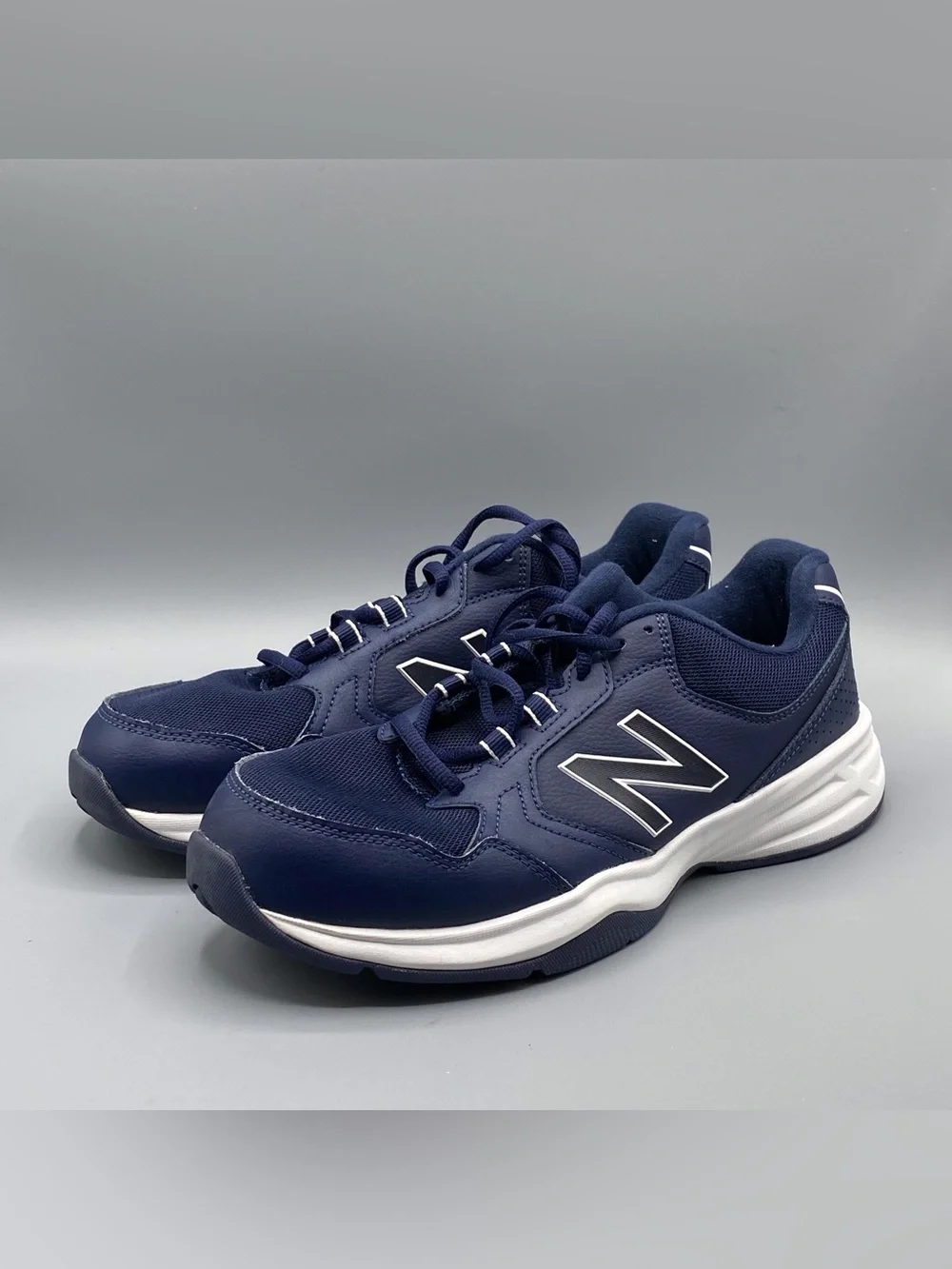 New Balance Mens Pigment/White 411 Athletic Walking Sneakers​